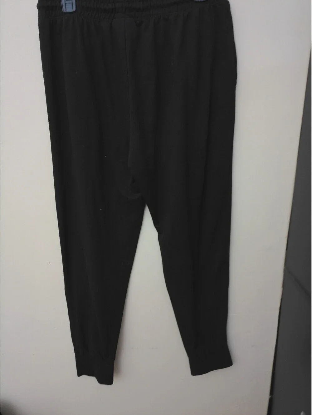 Ecru Pants Womens Size M Navy Pull On Elastic Waist Stretch Tapered Leggings Med